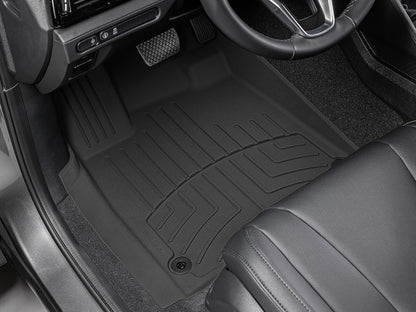 WeatherTech FloorLiner HP Custom Fit Floor Mats for Acura MDX 1st Row (4416691IM), Black