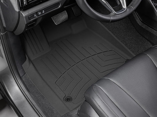 WeatherTech FloorLiner HP Custom Fit Floor Mats for Acura MDX 1st Row (4416691IM), Black