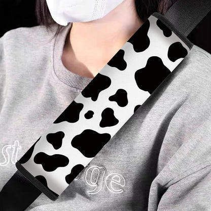 Car Seat Belt Pad Cover, 2-Pack Soft Car Safety Seat Belt Strap Shoulder Pad for Adults and Children, Suitable for Car Seat Belt, Backpack, Shoulder Bag (Pretty Mandala)
