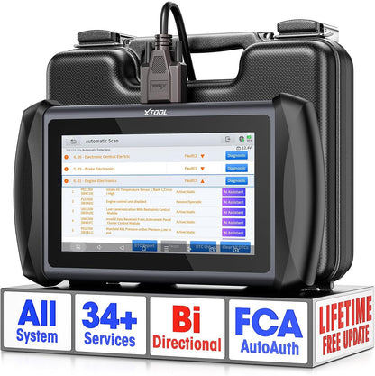 XTOOL IP616 V2.0 Bidirectional Scan Tool, No Subscription Fee, AI-Assisted Full System OBD2 Scanner Diagnostic Tool, 34+ Resets, Active Test, EPB, Injector Test, CAN FD & DoIP, FCA