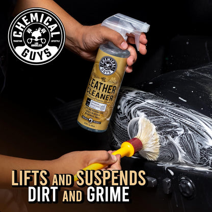 Chemical Guys Leather Conditioner, Vintage Series - Conditions, Nourishes, and Protects Natural, Synthetic, and Faux Leather Seats, Interiors, Apparel & Accessories, 16 fl oz