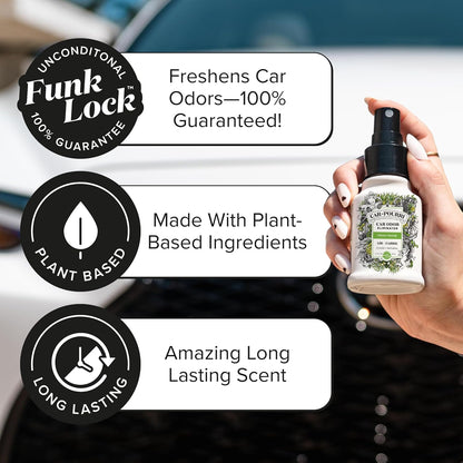 Car-Pourri Car Odor Air + Fabric Odor Freshener Spray, Fresh Cruise, Travel Size 1.4 Fl Oz