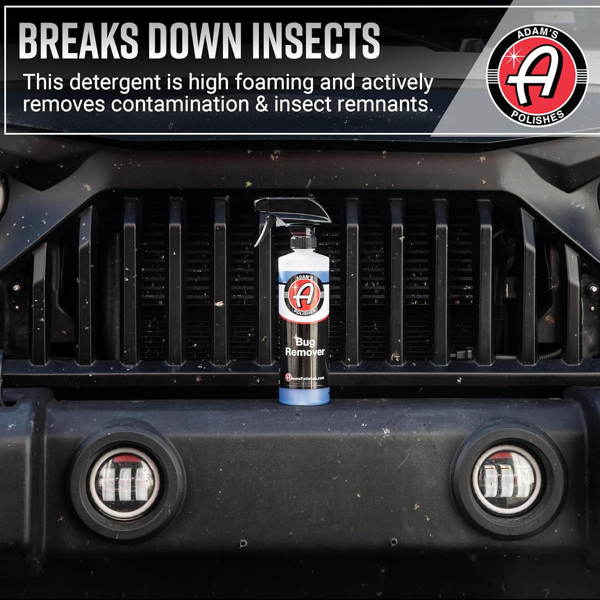 Adam's Bug Remover Gallon - Effectively Remove Contaminants From Car Paint, Windows or Bumper Parts & Accessories After Travel Road Trip - Spray During Car Wash or Dry - Dissolves On Contact