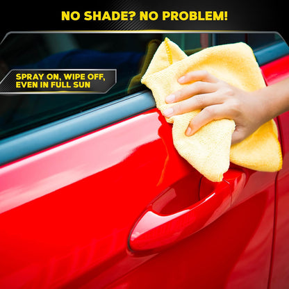 Meguiar's G7716 Gold Class Carnauba Quik Wax, Special Blend for Richness and Shine, Clear Coat Safe Meguiar's Quik Wax, Spray that Leaves Lasting Results without Residue, 16 Oz Containe
