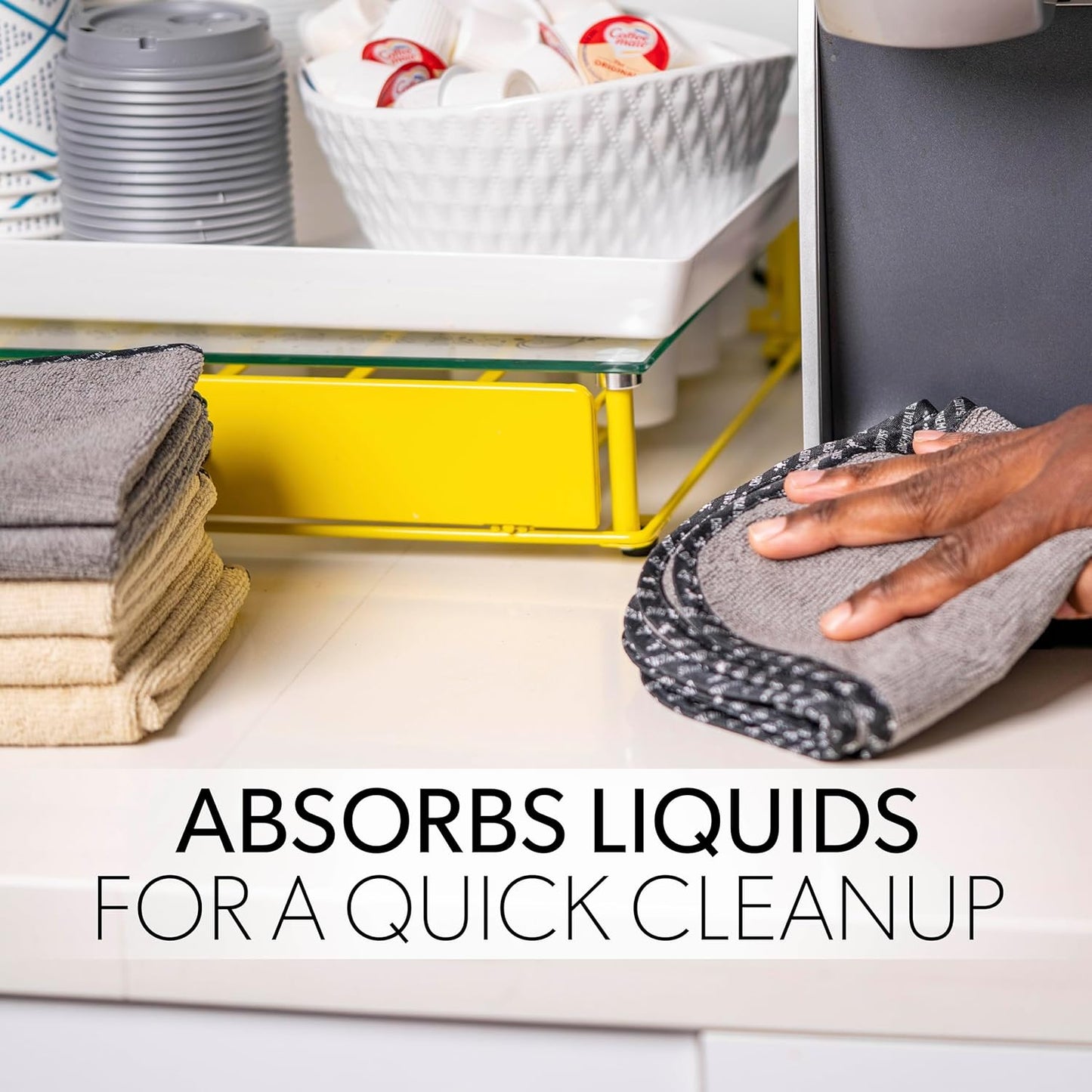 Chemical Guys AllSwipe Multi-Purpose Microfiber Towels for Cars, Microfiber Cleaning Cloth Multi Color Drying Towels Car Detailing for Wash Interior and Glass, 14 x 12 Inch - 12 Pack