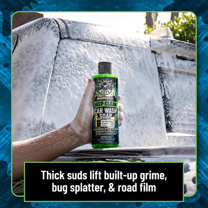 Chemical Guys High Impact Car Wash Soap, Deep Cleaning Vehicle Shampoo With Thick High Lubricity Suds, For Paint, Clear Coat, Wheels, and Exterior Surfaces - 64 Fl Oz