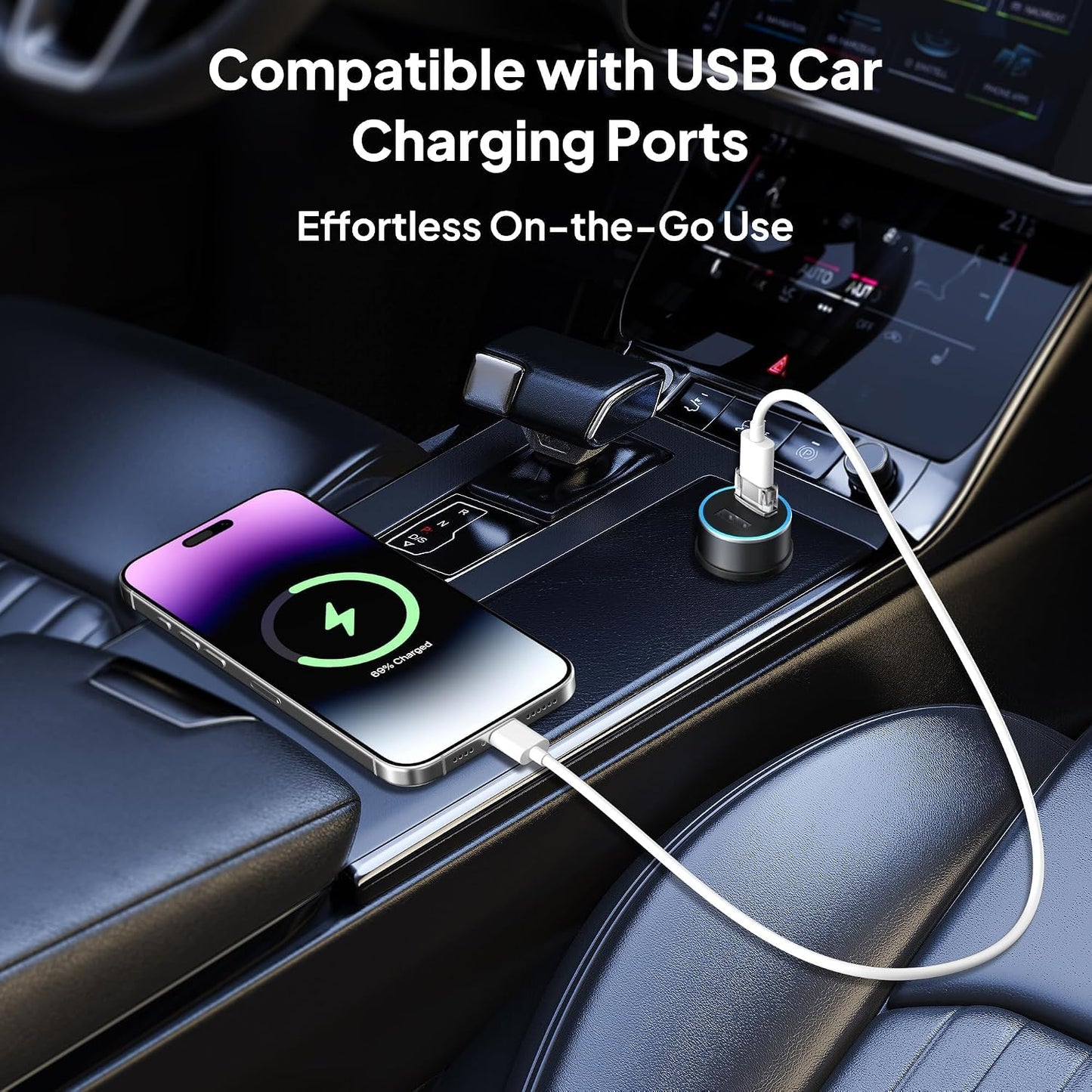 Elebase USB to USB C Adapter for iPhone 17 4Pack,USBC Female to A Male Car Charger Adapter,Type C Converter Apple 17e 16 Pro Max 15 14 Plus,iWatch Watch 11 10 Ultra 3,iPad Air,Samsung Galaxy S26