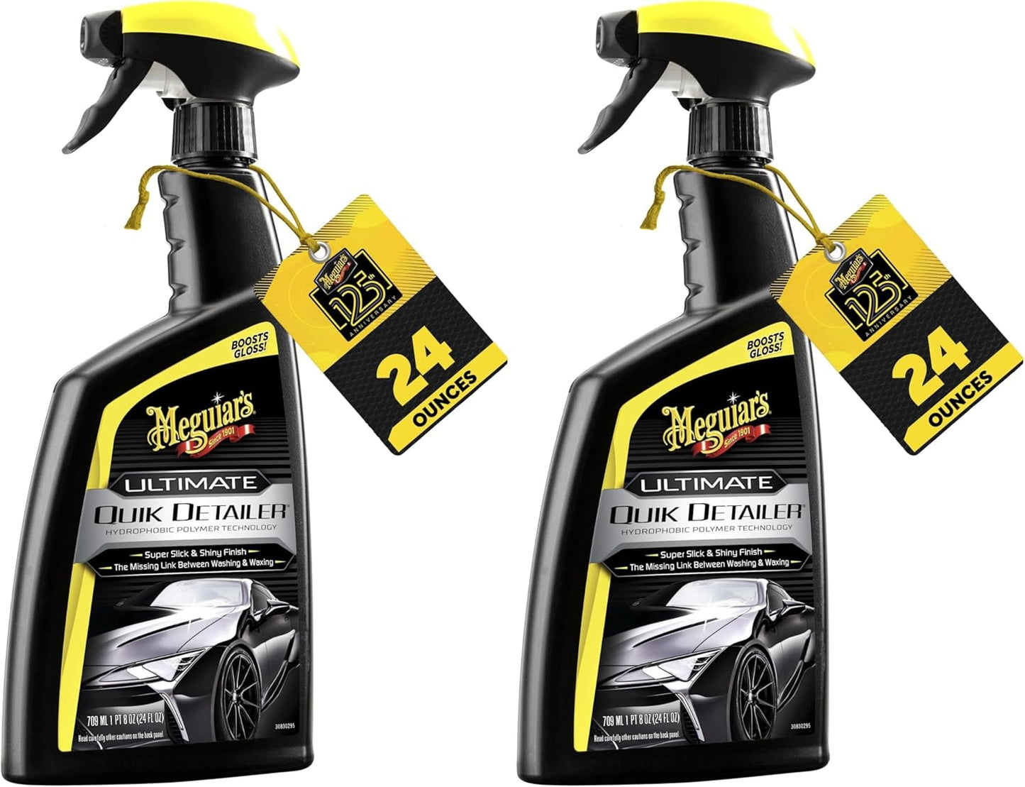 Meguiar's Ultimate Quik Detailer - 24 Oz Spray Bottle (Pack of 2)