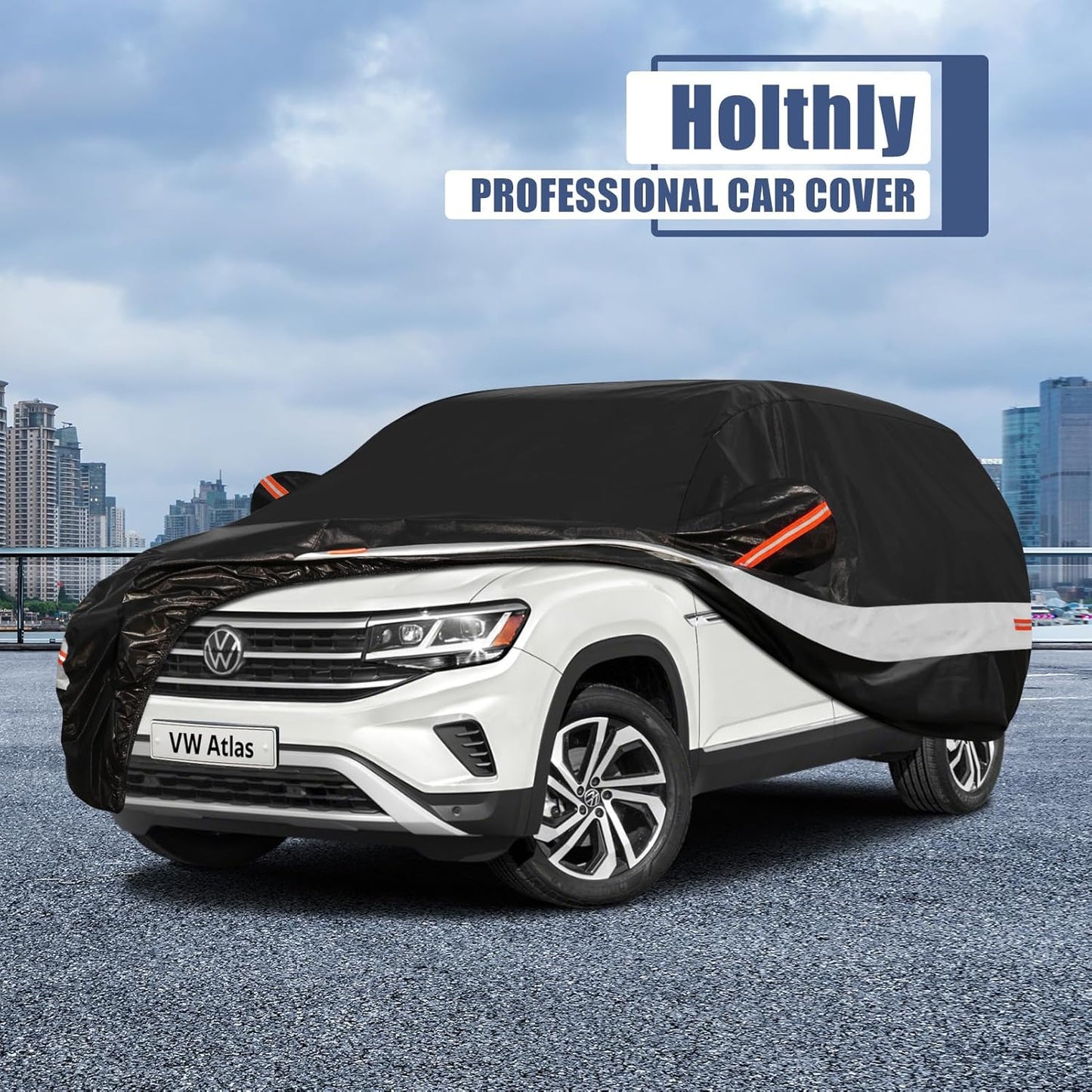 10 Layers Car Cover Custom Fit for Mercedes Benz C Class C250 C300 C43 C63 (1993-2026), Waterproof All Weather for Automobiles, Outdoor Full Cover Sun Dust Rain Protection with Cotton. Black - Colors A