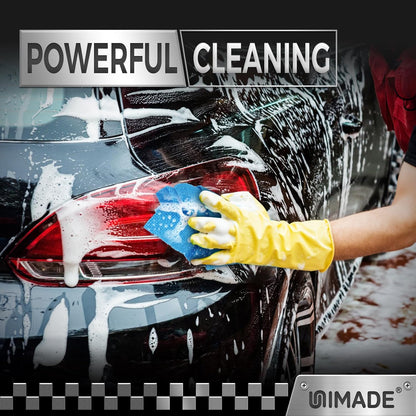 UNIMADE Microfiber Cleaning Cloth, 100 Pack Microfiber Towels for Cars Commercial Grade Work Rags Bulk Detailing Cloth for Automotive Bar Mechanic Restaurant Garage Housekeeping, 11.5"x 11.5", Grey