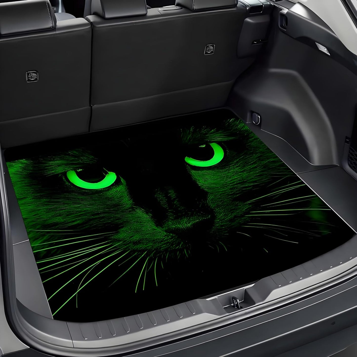 Universal Car Trunk Mat 29" x 39",Purple Colorful Flowers All Weather Trunk Protection Cargo Liner, Durable Cargo Mat Rear Trunk Liner,Stylish Vehicle Interior Accessories Suitable for Most Car Models