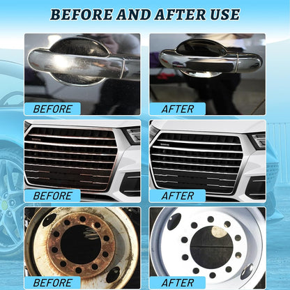 Car Rust Removal Spray,Iron Powder Remover,Rustout Instant Remover Spray,Multifunctional Paint Cleaner Car Maintenance Powder Spray Rust Remover Iron Cleaning,Iron Powder Remover for Car (3PCS*100ML)