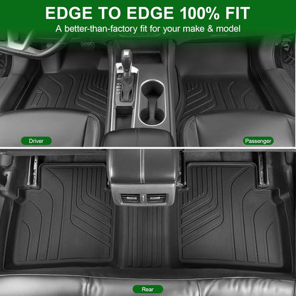 Floor Mats for 2026 2019-2025 Nissan Altima, TPE All Weather Durable Floor Liners Door Sill Guards for Nissan Altima Accessories