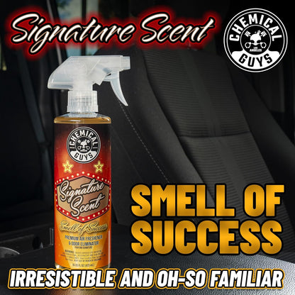 Chemical Guys AIR_302_04 Black Frost Scent and Signature Scent Combo Pack, Great for Cars, Trucks, SUVs, RVs, Home, Office & More (2-4 fl oz Items)
