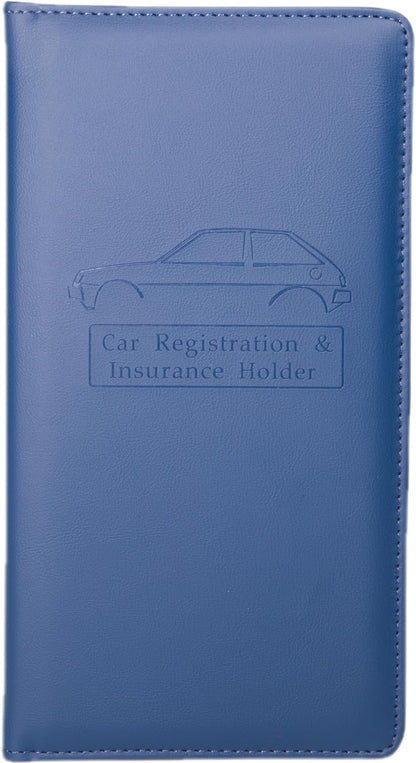 Car Registration and Insurance Holder Registration and Insurance Card Holder Car Essentials for Women Car Insurance and Registration Card Holder Men Pink Car Essentials (Bling Pink)