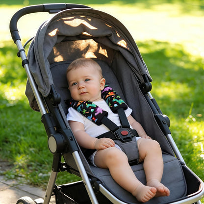 COOLBEBE Car Seat Straps Shoulder Pads for Baby Kids, Super Soft Seat Belt Covers for All Car Seats/Pushchair/Stroller/High Chair