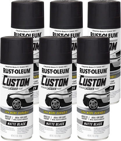 Rust-Oleum 323383 Automotive Custom Lacquer Spray Paint, 11 oz, Gloss Clear