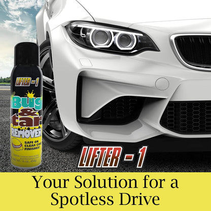 Bug and Tar Remover for Cars, Trucks, RVs, and SUVs, Fresh Citrus Spray for Stuck On Grime, Clean Auto Detailing Accessory, Streak Free Shine, Safe on Exterior Paint – Pack of 2