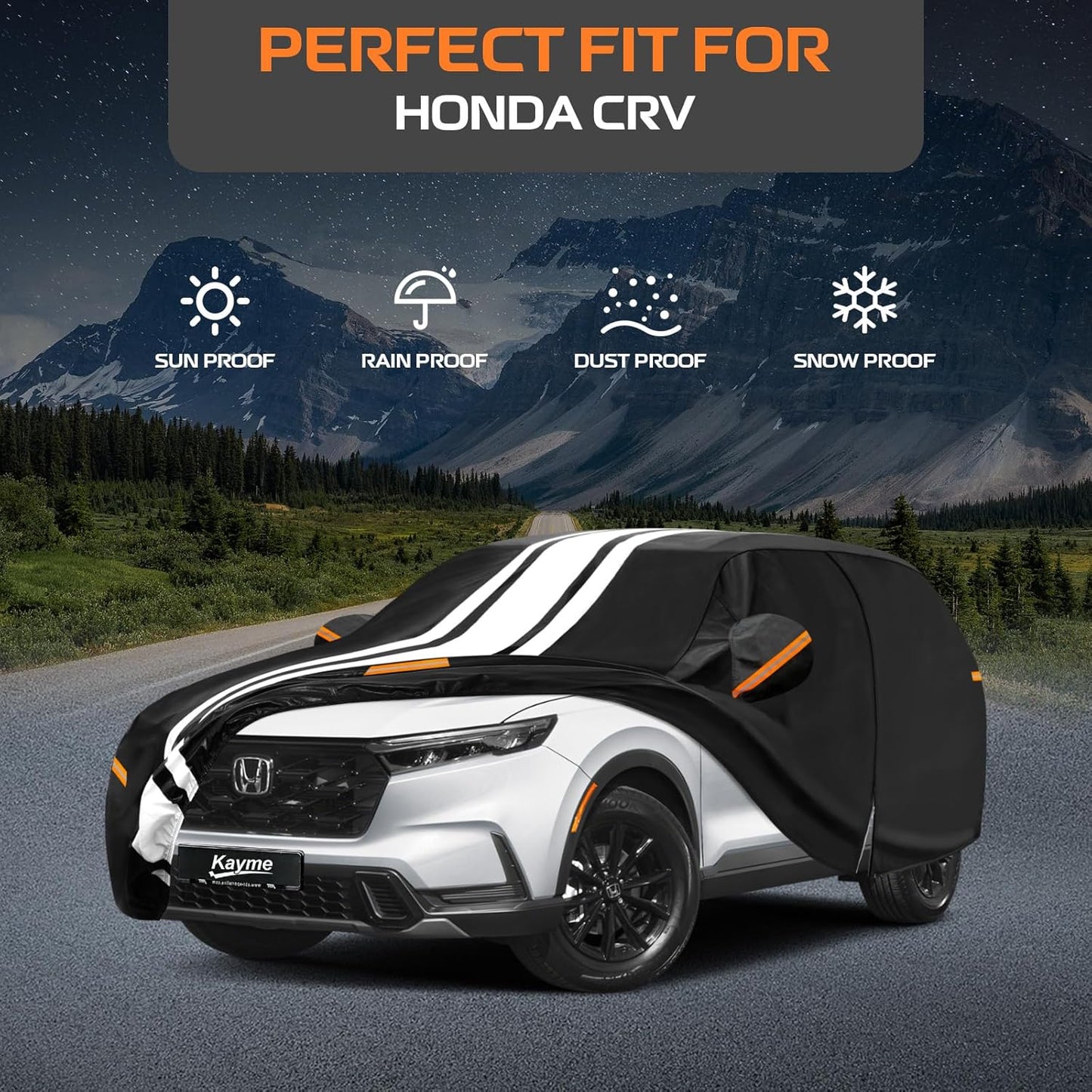 Kayme Heavy Duty Car Cover Custom Fit for BMW 3 Series 320i 325i 328i 330i 335i (1982-2026), Outdoor Full Exterior Cover with Tape and Towel, Rain Snow Sun UV Protection. - Colors A