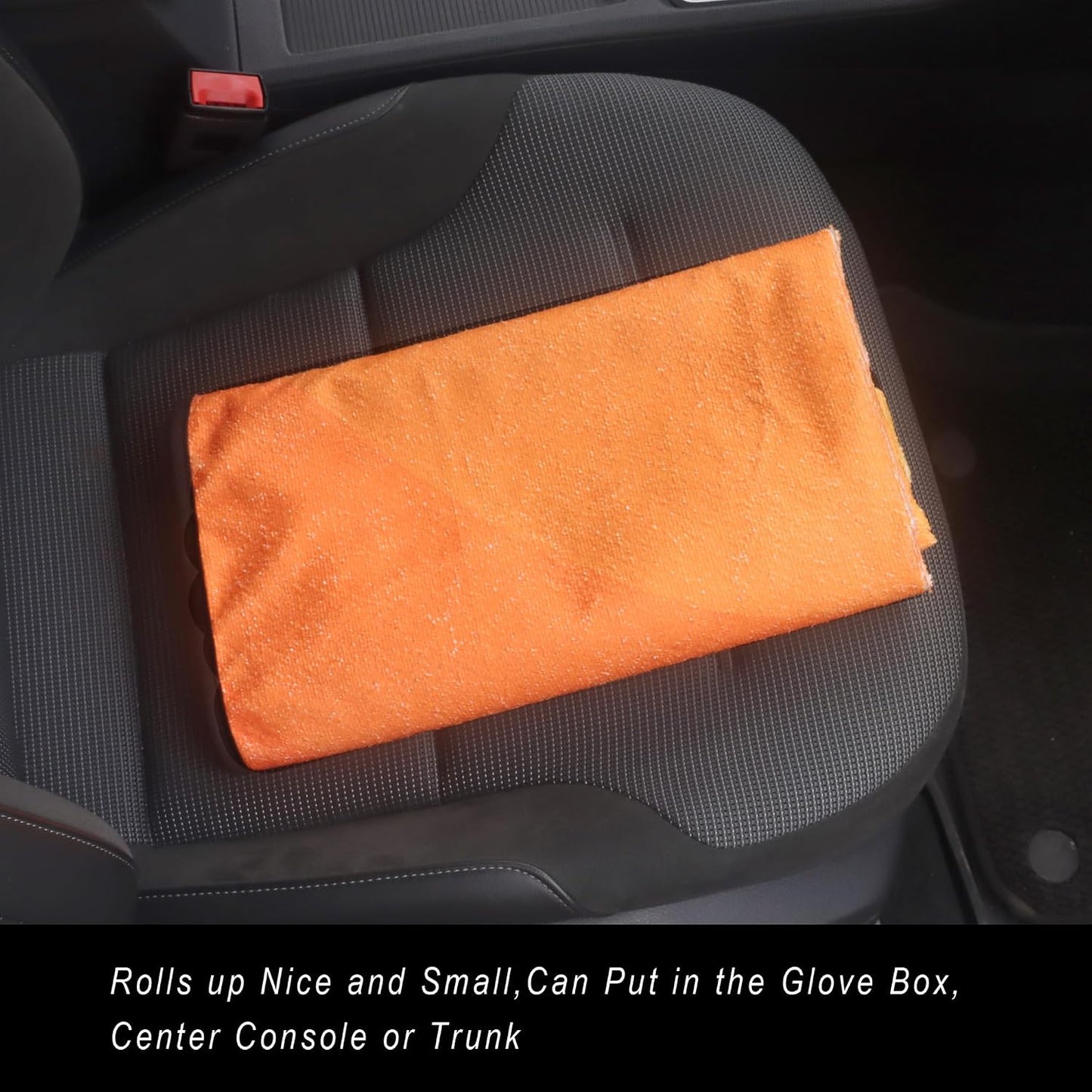 Car Seat Cover Protector Front Seats,for Gym Workout,Running,Swimming,Beach and Hiking,Waterproof Sweat Towel Bucket Seat Covers for Cars SUV Trucks (Black, 1Pcs)