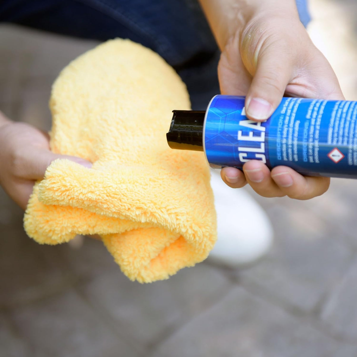 CARCAREZ Microfiber Towels for Cars, Car Drying Wash Detailing Buffing Polishing Towel with Plush Edgeless Microfiber Cloth, 450 GSM 16x16 in. Pack of 6