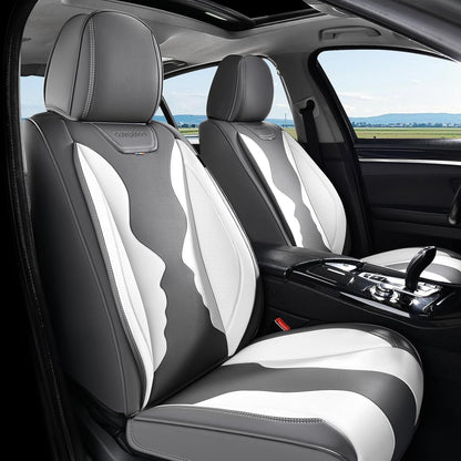 Coverado Car Seat Covers, Seat Covers Full Set, 5 Seats Automotive Seat Cover, Mesh Breathable Seat Protectors, Universal Fit for Most Cars