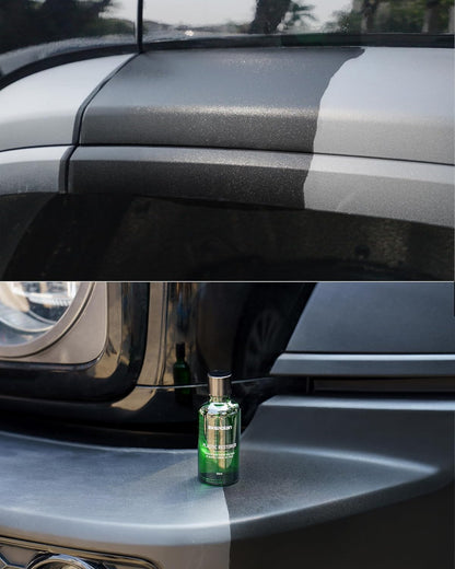 Plastic Trim Restorer for Cars 1.69 OZ (50ML), Black Trim Restorer,Hydrophobic Trim Ceramic Coating,Lasting Up to 12 Months+ with UV Protection,Restore Automotive Exterior Protectant
