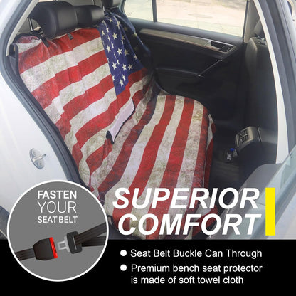 Car Seat Cover Protector Front Seats,for Gym Workout,Running,Swimming,Beach and Hiking,Waterproof Sweat Towel Bucket Seat Covers for Cars SUV Trucks (Black, 1Pcs)