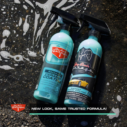 Jay Leno's Garage Radiant Ceramic Coating Cars and Trucks, Easy-to-Apply Long-Lasting Ceramic Coat Protection, Enhances Shine and Gloss
