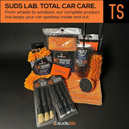 Suds Lab TS Tire Shine Applicator – Reusable Foam Tire Dressing Applicator Pad, Tire Shine Brush, Ideal for Car Tire Shine Gel, Tire Balm, Tire Cleaner, and Tire Applicator Sponge for even application