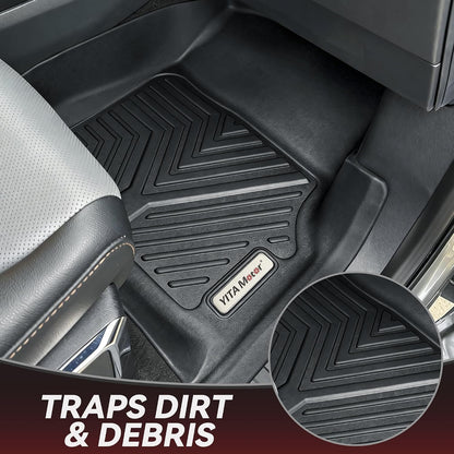 YITAMOTOR Floor Mats & Cargo Mat Fits for Subaru Crosstrek & Impreza 2026 2025 2024 (Non Crosstrek Hybrid), All Weather Protection TPE Waterproof Non-Slip Floor Liners 1st & 2nd Row Set Accessories
