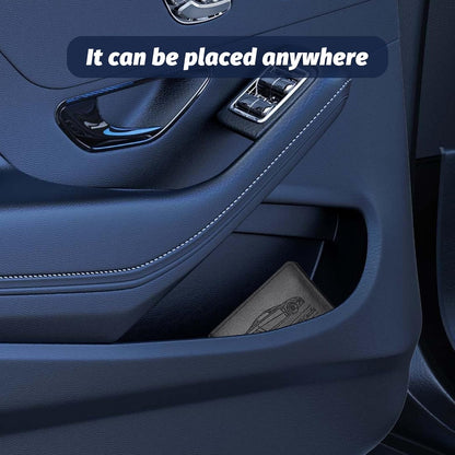 Car Registration and Insurance Holder, Leather Vehicle Document Card Glove Box Organizer, Essential Small Auto Driver License Case, Universal Automotive Interior Accessories(Black)