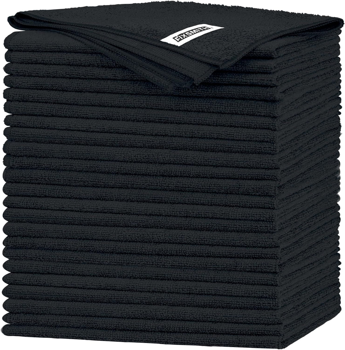 FIXSMITH Microfiber Cleaning Cloth - Pack of 50, Microfiber Towels for Cars 16 x 12 in, Highly Absorbent Cleaning Rags, Lint-Free, Streak-Free Cleaning Cloths for Car Kitchen Home Office