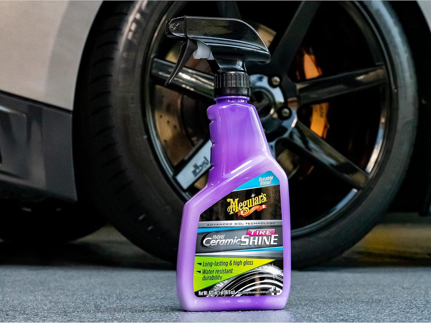 Meguiar's Hybrid Ceramic Trim Restorer, Car Trim Restorer; Restores and Protects Faded Exterior Plastic, Vinyl & Rubber On Cars, Suvs & Trucks; 16 Oz Bottle