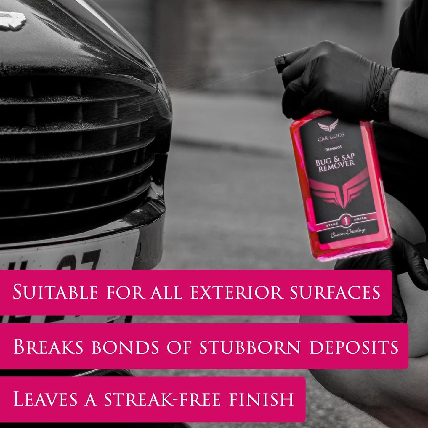 Car Gods Thanatos Bug and Sap Remover, 17 Fl Oz