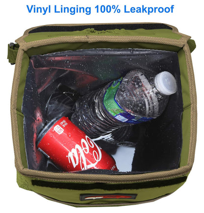 EPAuto Waterproof Car Trash Can with Lid and Storage Pockets, 2.5 Gallon, Black