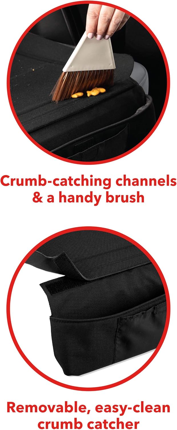 Skip Hop Back Seat Car Organizer, Style Driven, Black, 0.6 lb