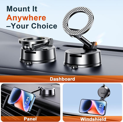 Qifutan Dash Mounted Holders Phone Holders for Your Car Phone Mount for Car Windshield Dashboard Air Vent Universal Desk Mounts Hands Free Automobile Cell Phone Holder Fit for iPhone Smartphone