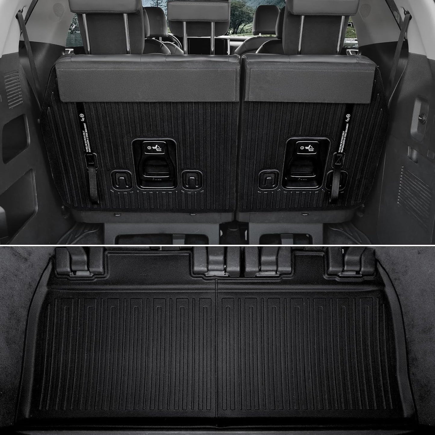 Floor Mats for Kia K5 2021-2026/Hyundai Sonata Gas 2020-2026, All Weather Floor Mats Trunk Cargo Liner Accessories, Full Coverage Set (Fit FWD Models)