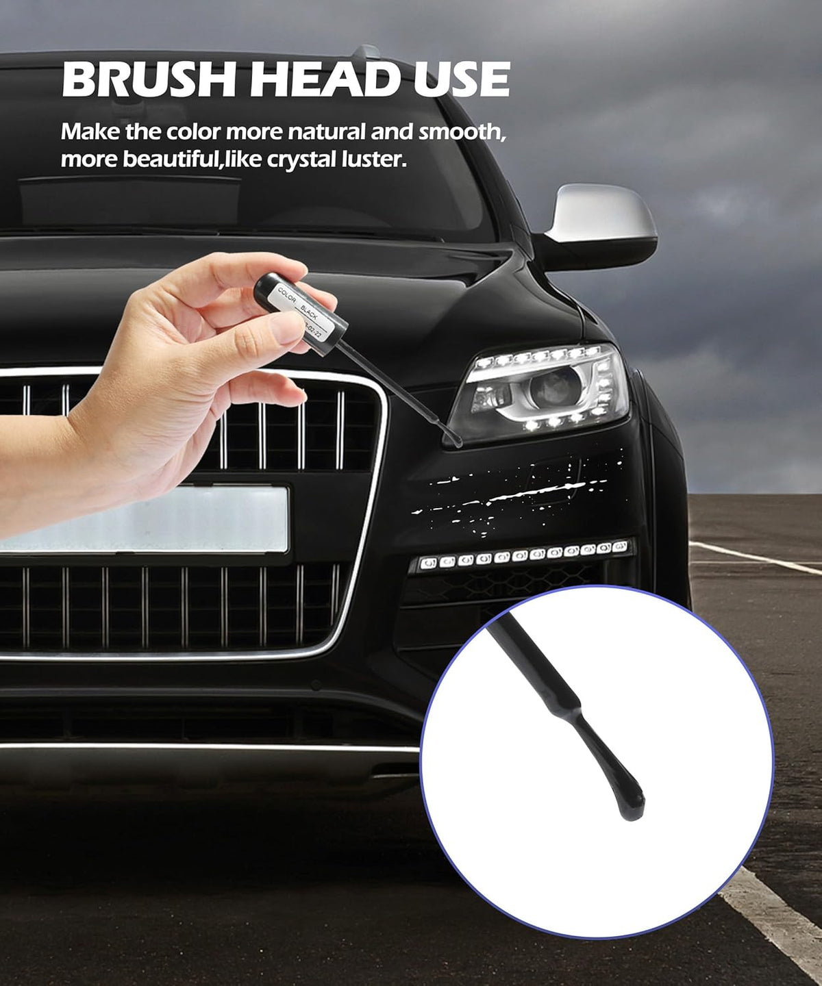 SCUARI Touch Up Paint Pen,Car Paint Pen,Car Paint Scratch Repair,Car Accessories Car Scratch Remover Pen,Car Touch Up Paint,Car Paint Scratch Repair,Paint Pen for Cars Paint Scratch Repair (Black)