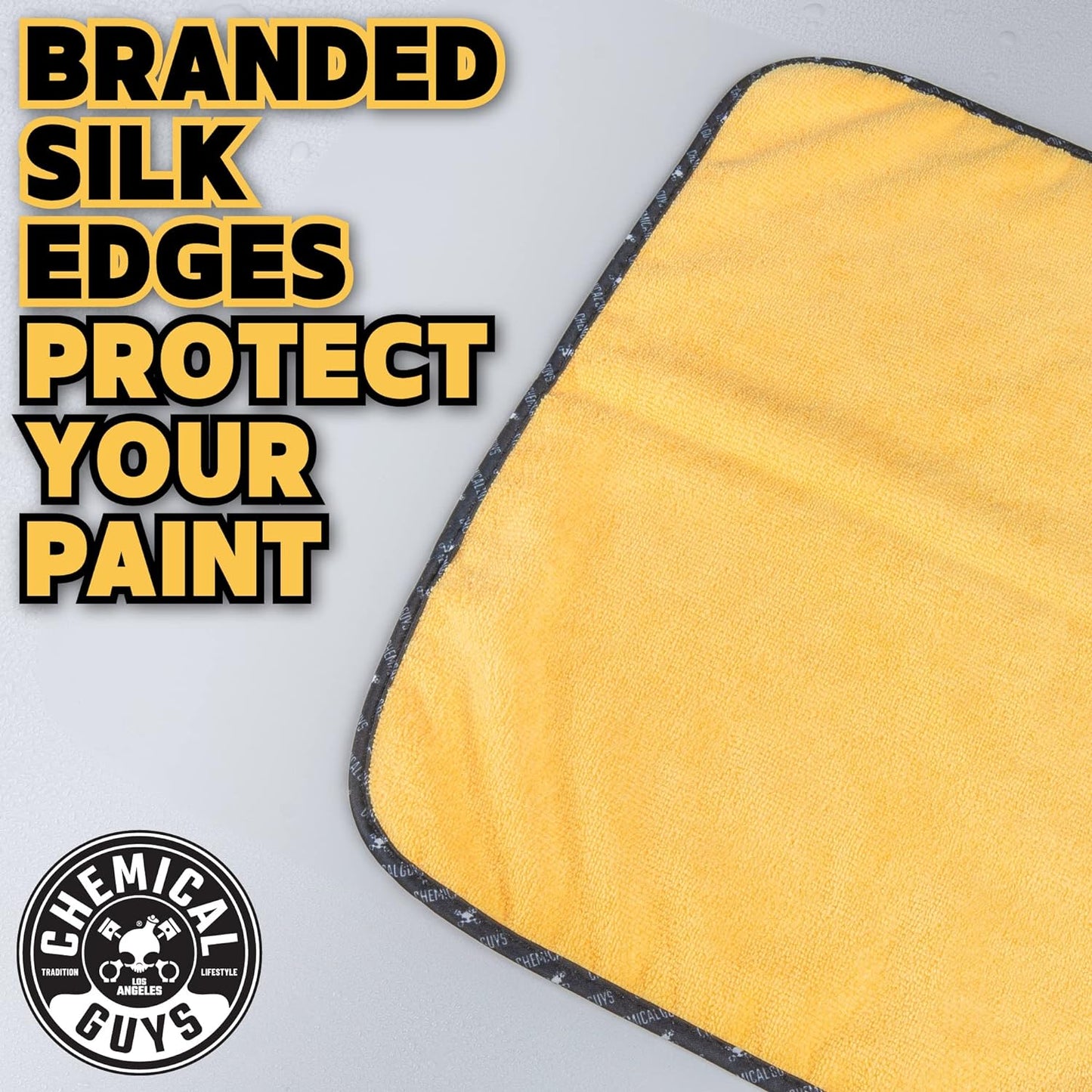 Chemical Guys Professional Grade Premium Microfiber Towels for Cars, Blue, 16" x 16", Ultra-Soft and Scratch-Free Car Detailing Cloths for Trucks, Motorcycles, and More - 3 Pack