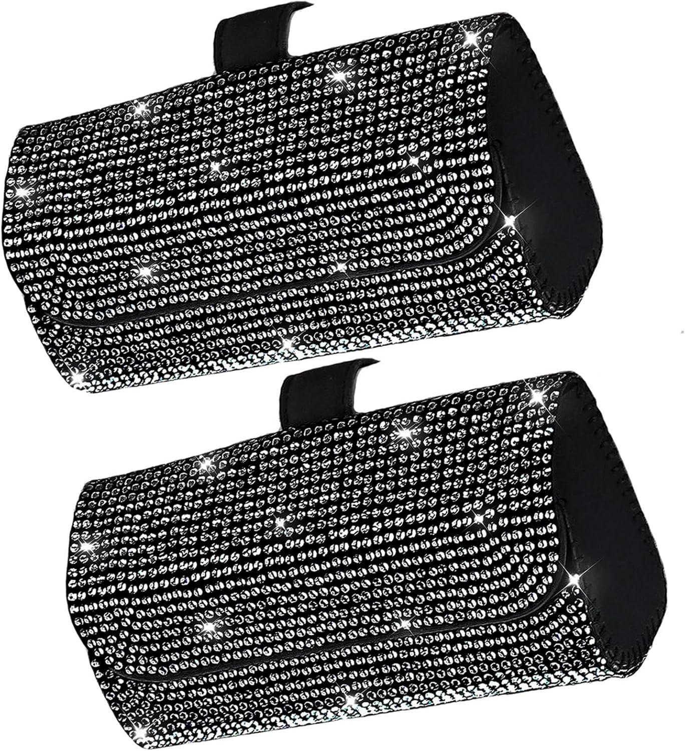 Accmor Sunglasses Holder for Car Sun Visor, Auto Eyeglasses Protective Storage Case, Vehicle Visor Accessories Organizer Box
