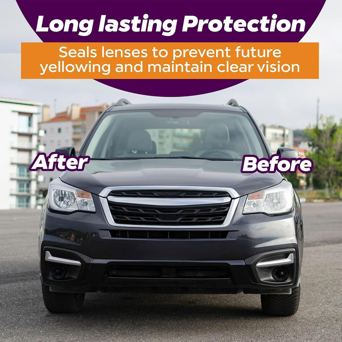 Clear Lights Tech, Headlight Restoration Kit - Headlight Cleaner 3-Wipe System, Restores Clarity, Removes Yellowing & Oxidation, Improves Nighttime Driving Safety, Long Lasting UV Protection.