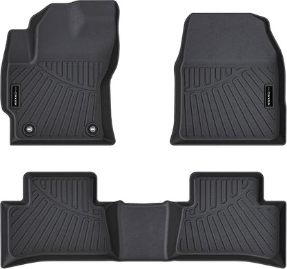 All Weather Floor Mat Fit for Toyota Corolla(Include Hybrid Exclude Hatchback) 2026 2025-2020 TPE Rubber Liners Corolla Accessories All Season Guard Odorless Anti-Slip Liner Black