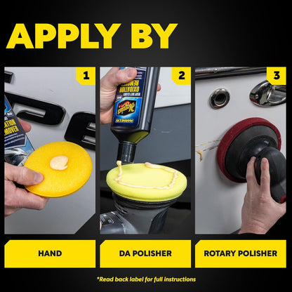 Meguiar's M4916 Marine/RV Heavy Duty Oxidation Remover, Oxidation, Water Spot, Stain, and Boat Scratch Remover for Vehicles with Gel Coat and Fiberglass Surfaces, 16 Oz - Packaging may vary