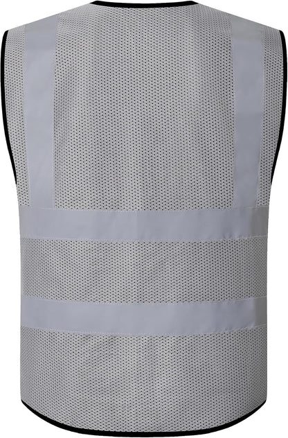 Reflective Safety Vest for Men Women Construction Vest Meet ANSI/ISEA Standard