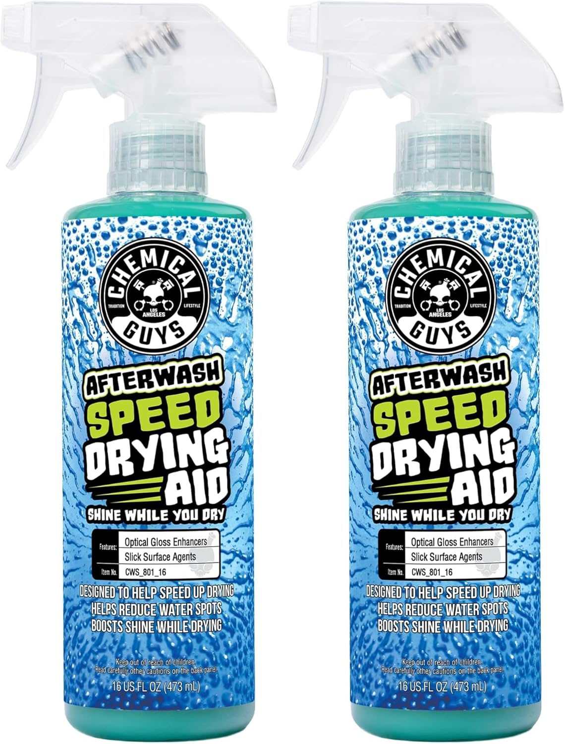 Chemical Guys CWS_801 After Wash Sprayable Gloss Boosting Car Wash Drying Aid (Helps Reduce Water Spots), 128 fl oz (1 Gallon)