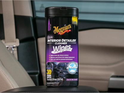 Meguiar's Quik Interior Detailer Cleaner, Quick Detailer Spray Cleans And Refresh Car Interiors, Use On Plastics, Leather & Rubber, Dashboards, Trim In Cars, Trucks & Suvs - 24 Oz Spray Bottle