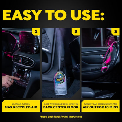 Meguiar’s Whole Car Air Refresher Odor Eliminator, Summer Breeze, 2 Oz— Car Air Freshener For Commuters, Detailers; Mist Refreshes Cabin For Sedan, Suv, Truck, Van