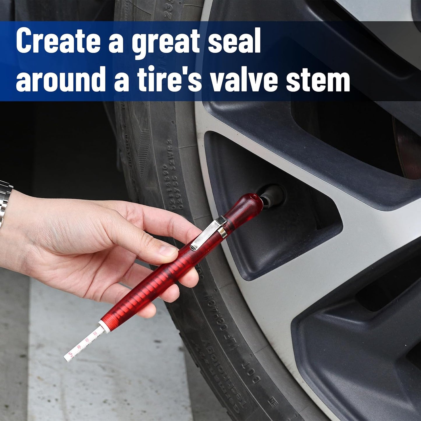 UNCO Pencil Tire Gauge, 2 Pack, 10-75 PSI, Car Tire Air Gauge